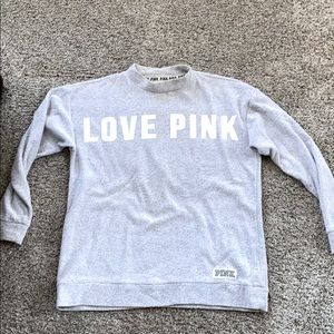 Grey crew neck